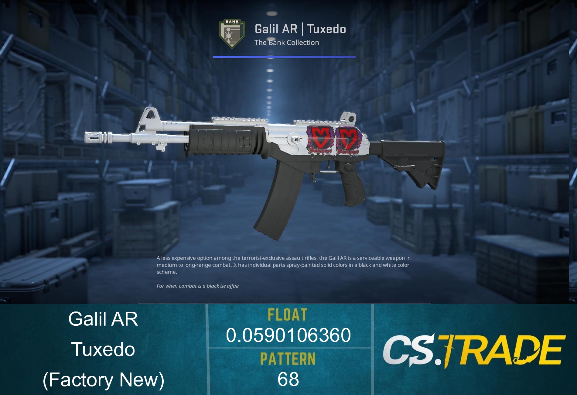Galil AR | Tuxedo (Factory New) Screenshot