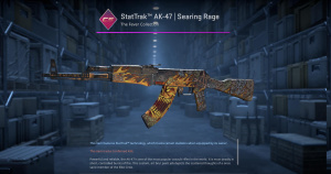 StatTrak™ AK-47 | Searing Rage (Well-Worn) Screenshot