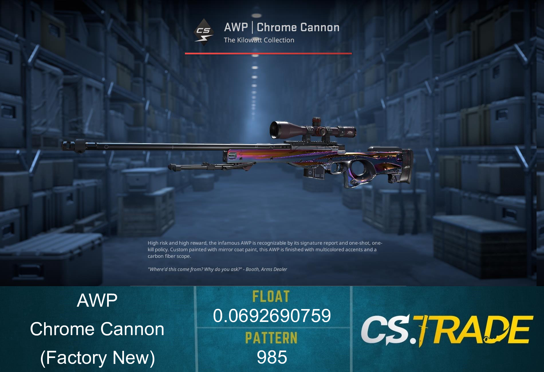 AWP | Chrome Cannon (Factory New)