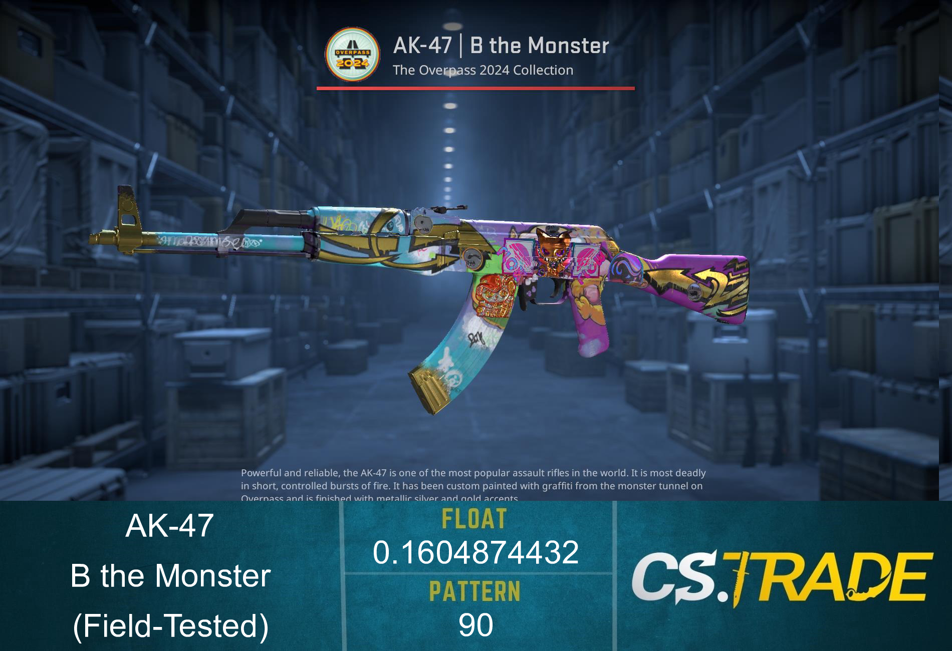 Souvenir AK-47 | B the Monster (Field-Tested) Screenshot