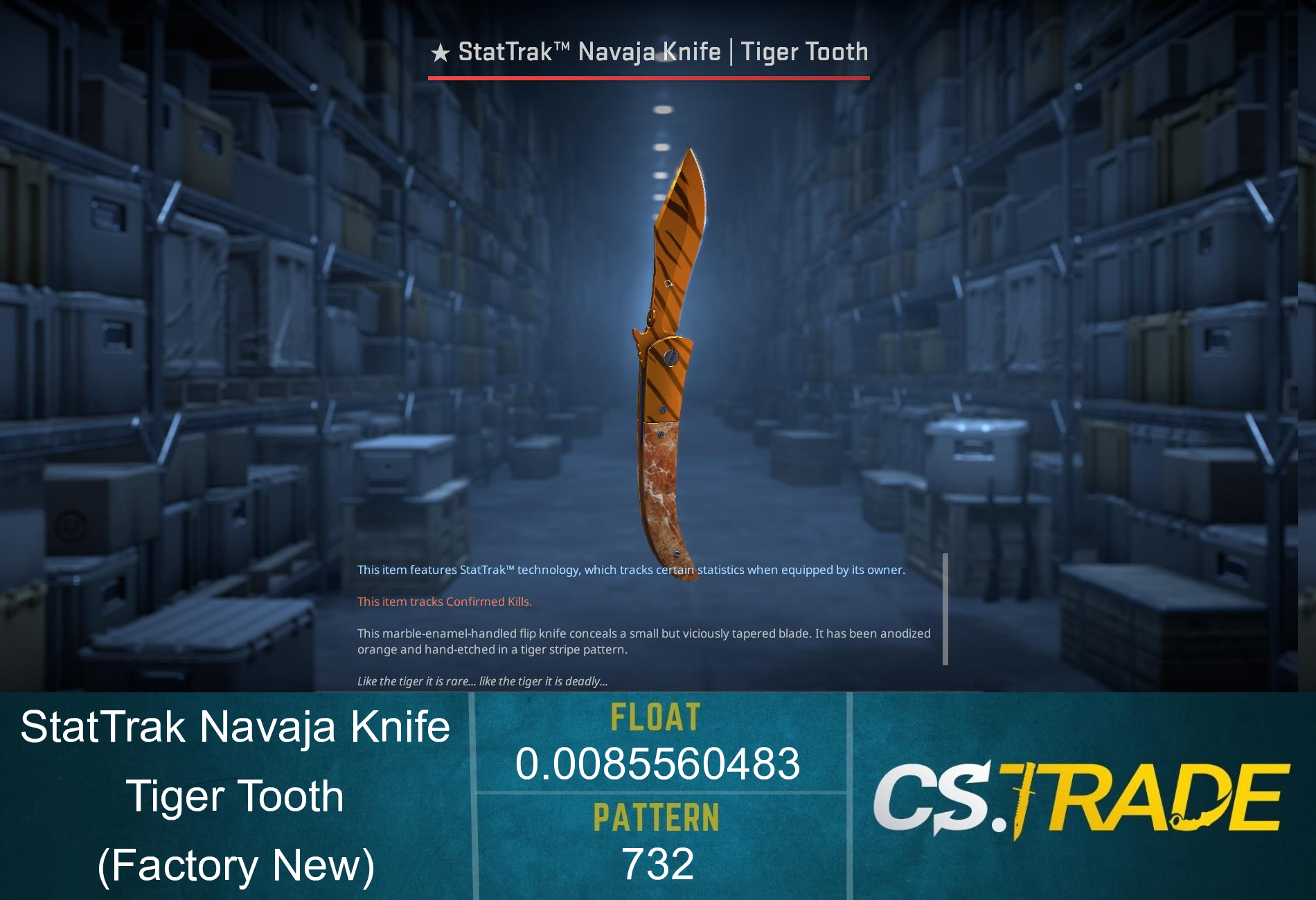 ★ Navaja Knife | Tiger Tooth (Factory New) Screenshot
