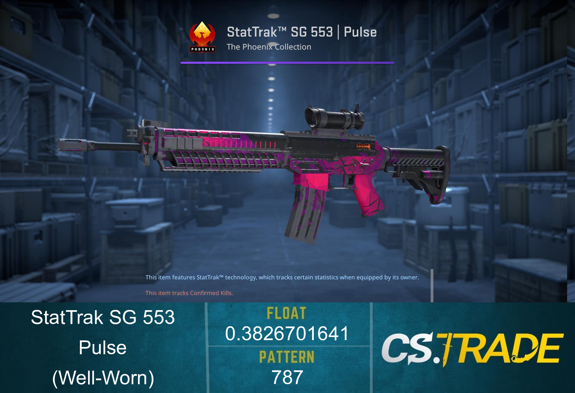 SG 553 | Pulse (Well-Worn) Screenshot