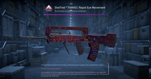 StatTrak™ FAMAS | Rapid Eye Movement (Battle-Scarred) Screenshot