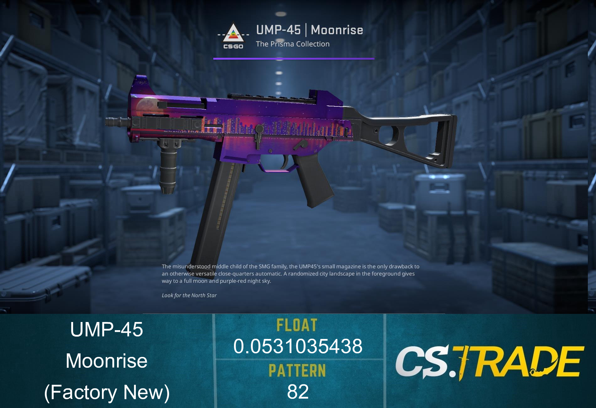 UMP-45 | Moonrise (Factory New) Screenshot