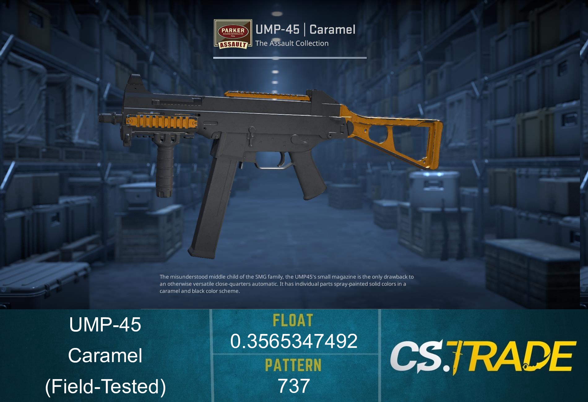 UMP-45 | Caramel (Factory New) Screenshot