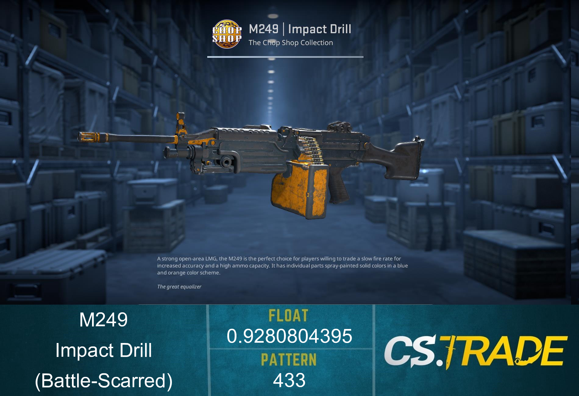 M249 | Impact Drill (Battle-Scarred)