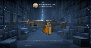 M249 | Impact Drill (Battle-Scarred) Screenshot