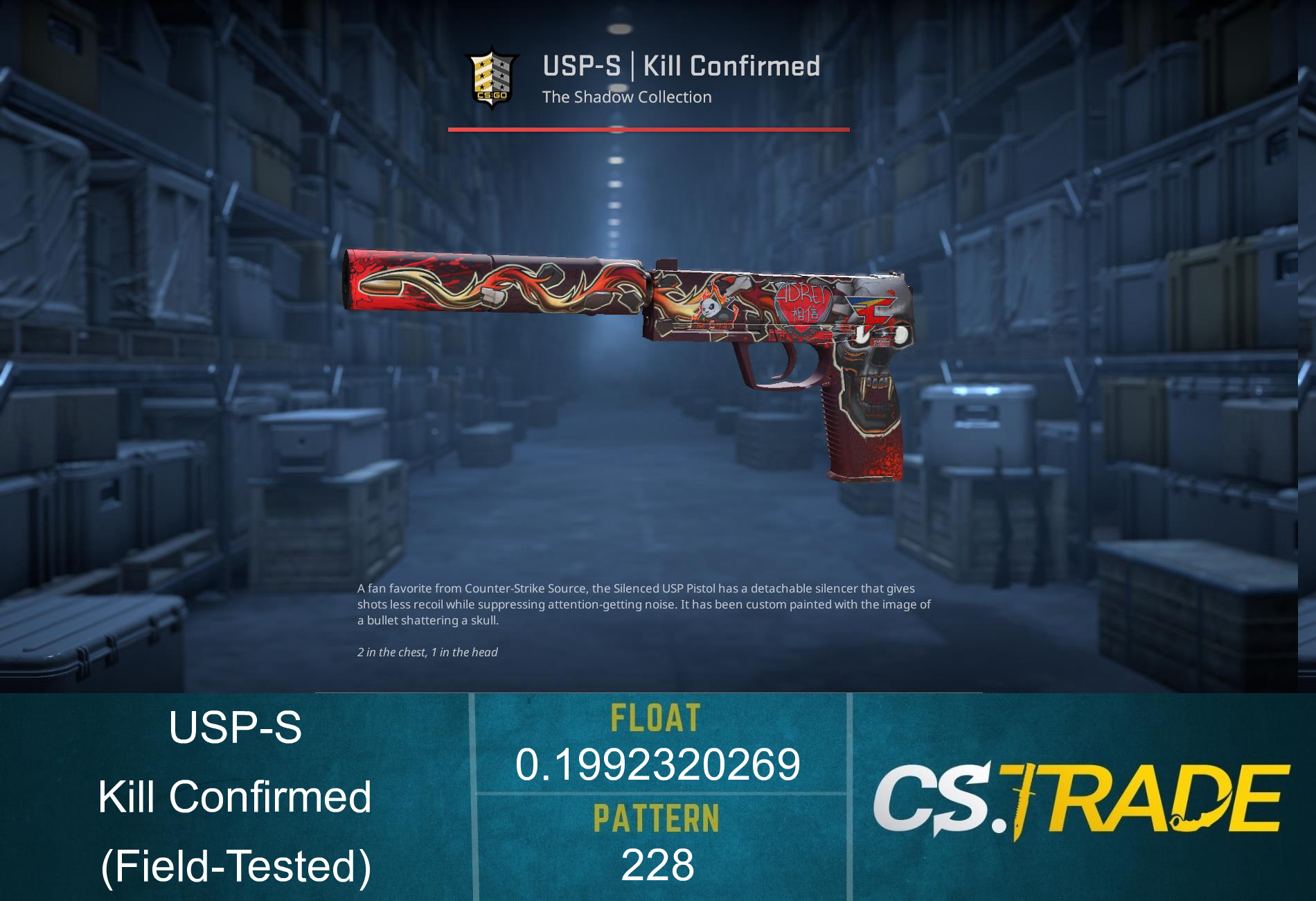 USP-S | Kill Confirmed (Factory New) Screenshot