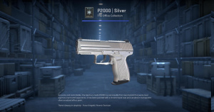 P2000 | Silver (Minimal Wear) Screenshot