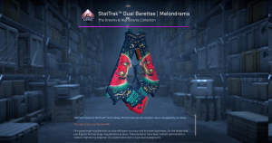 StatTrak™ Dual Berettas | Melondrama (Minimal Wear) Screenshot