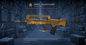 FAMAS | Commemoration (Factory New) Screenshot