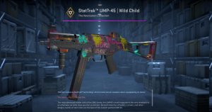 StatTrak™ UMP-45 | Wild Child (Battle-Scarred) Screenshot