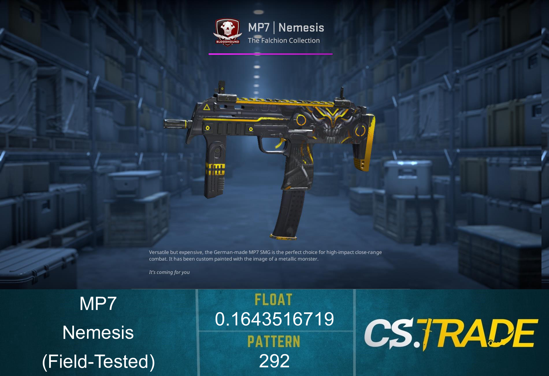 StatTrak™ MP7 | Nemesis (Field-Tested) Screenshot