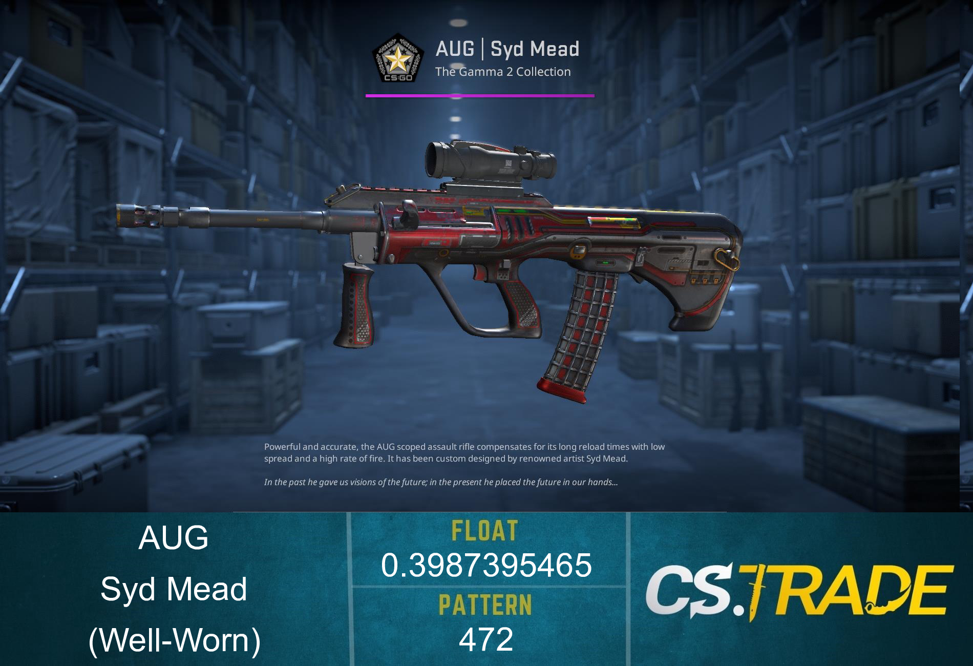 AUG | Syd Mead (Well-Worn) Screenshot