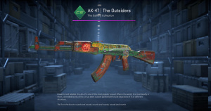AK-47 | The Outsiders (Well-Worn) Screenshot