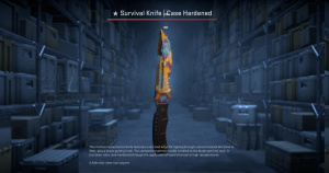 ★ Survival Knife | Case Hardened (Well-Worn) Screenshot