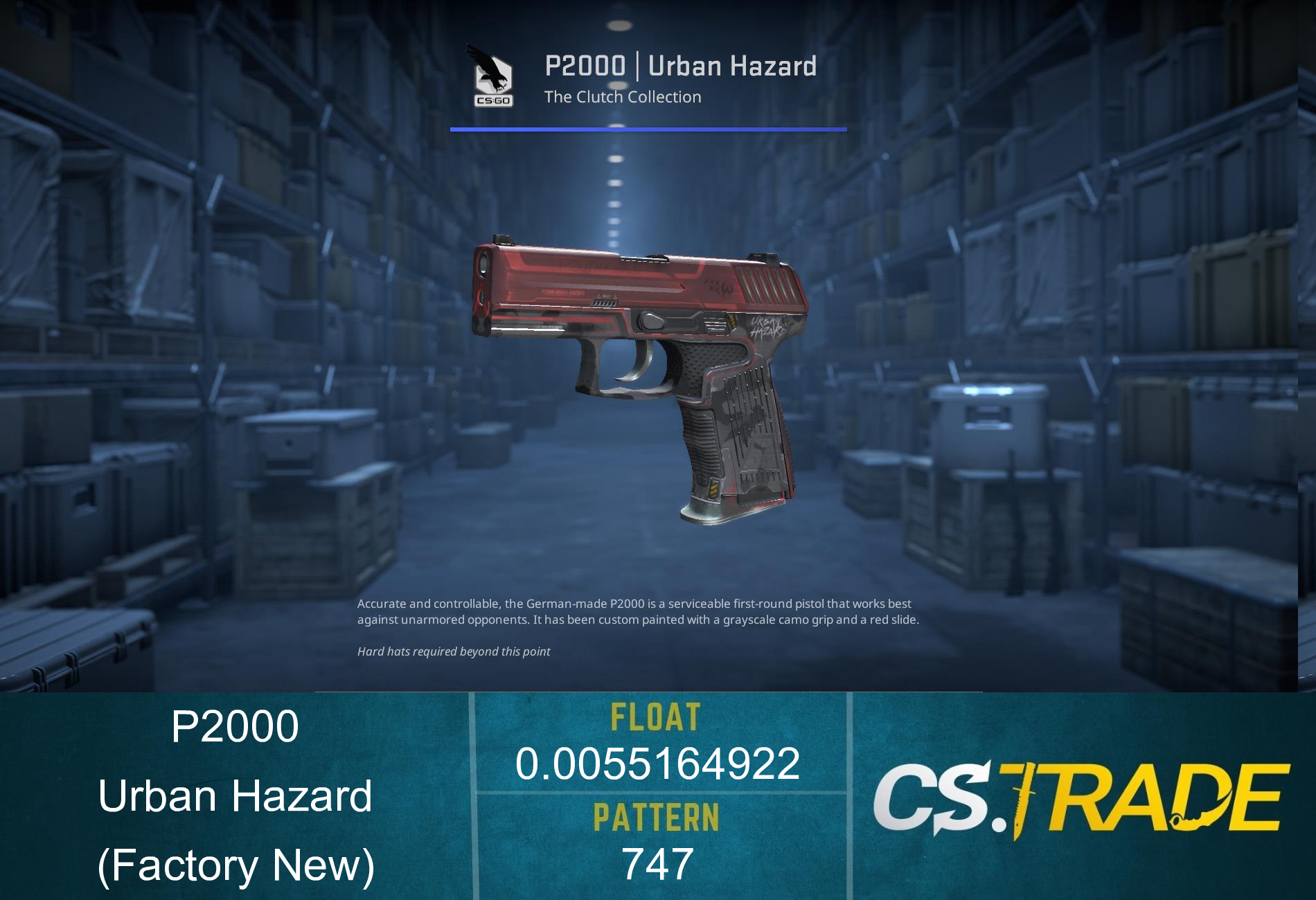 P2000 | Urban Hazard (Factory New) Screenshot