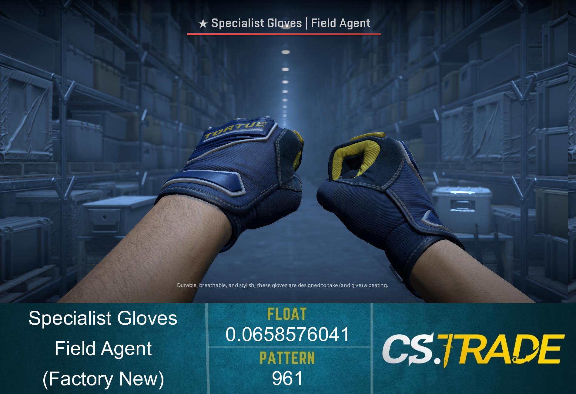 ★ Specialist Gloves | Field Agent (Factory New) Screenshot