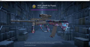 AUG | Death by Puppy (Factory New) Screenshot