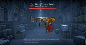 Glock-18 | Bullet Queen (Battle-Scarred) Screenshot
