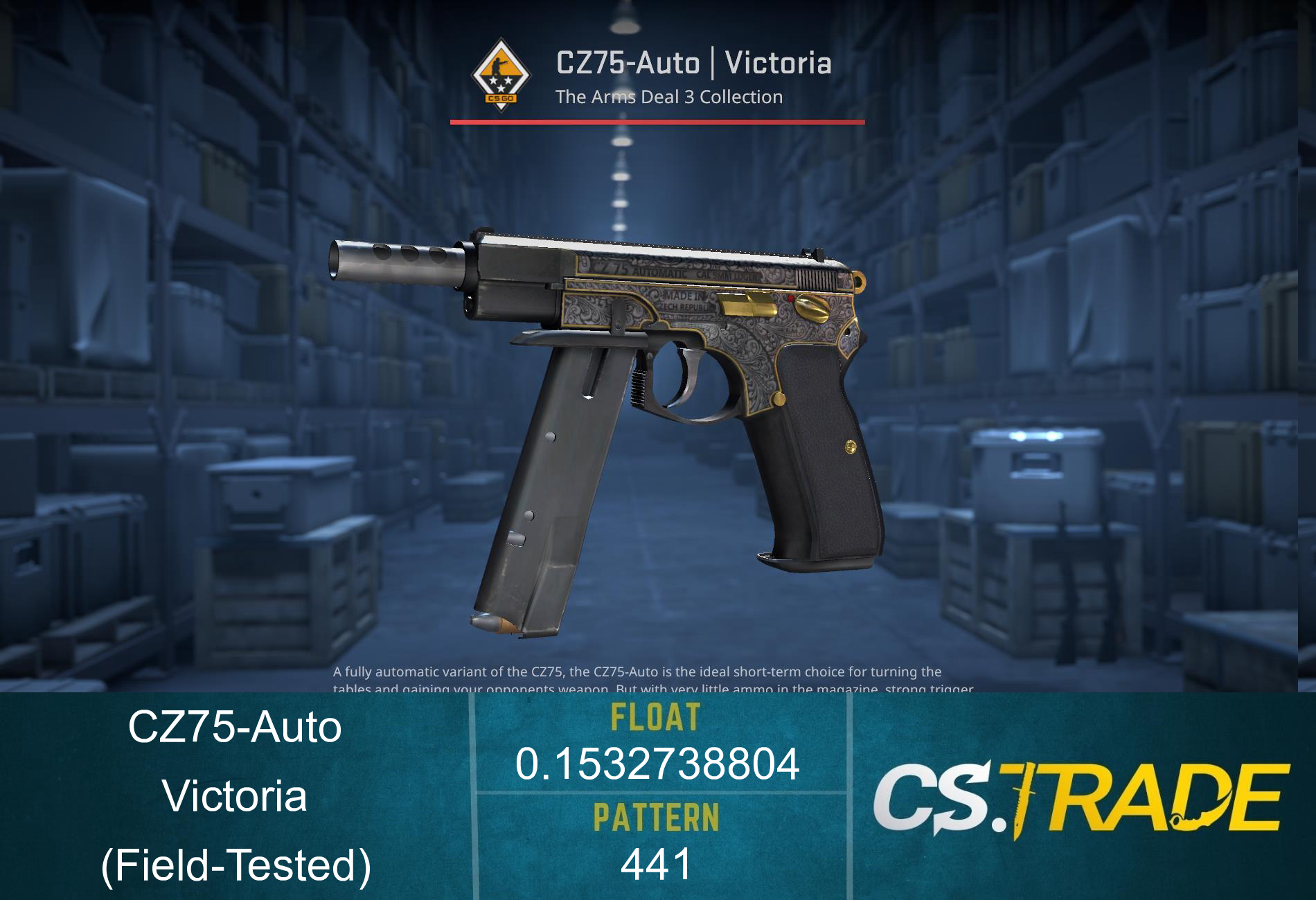 CZ75-Auto | Victoria (Field-Tested) Screenshot
