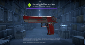 Desert Eagle | Crimson Web (Battle-Scarred) Screenshot