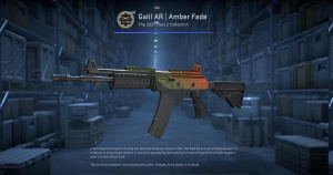Galil AR | Amber Fade (Field-Tested) Screenshot