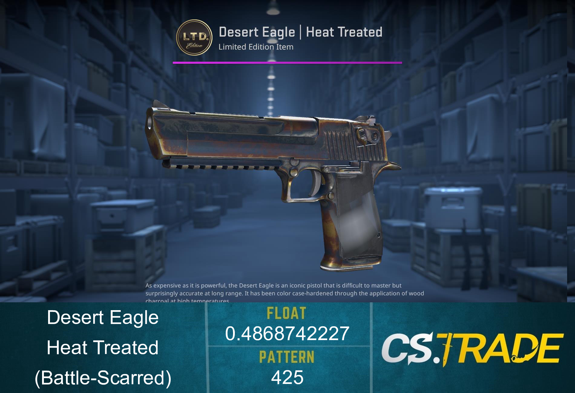 Desert Eagle | Heat Treated (Battle-Scarred) Screenshot