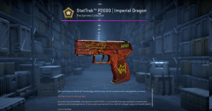StatTrak™ P2000 | Imperial Dragon (Field-Tested) Screenshot