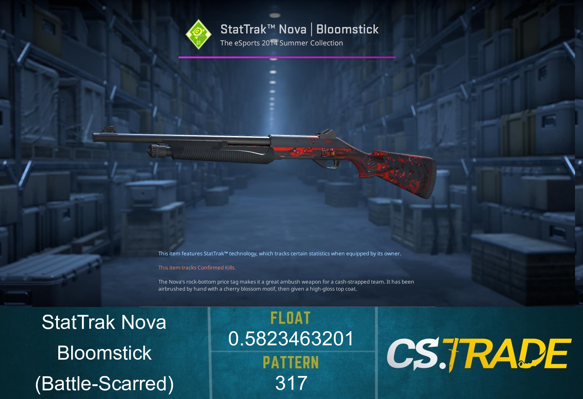 Nova | Bloomstick (Battle-Scarred) Screenshot