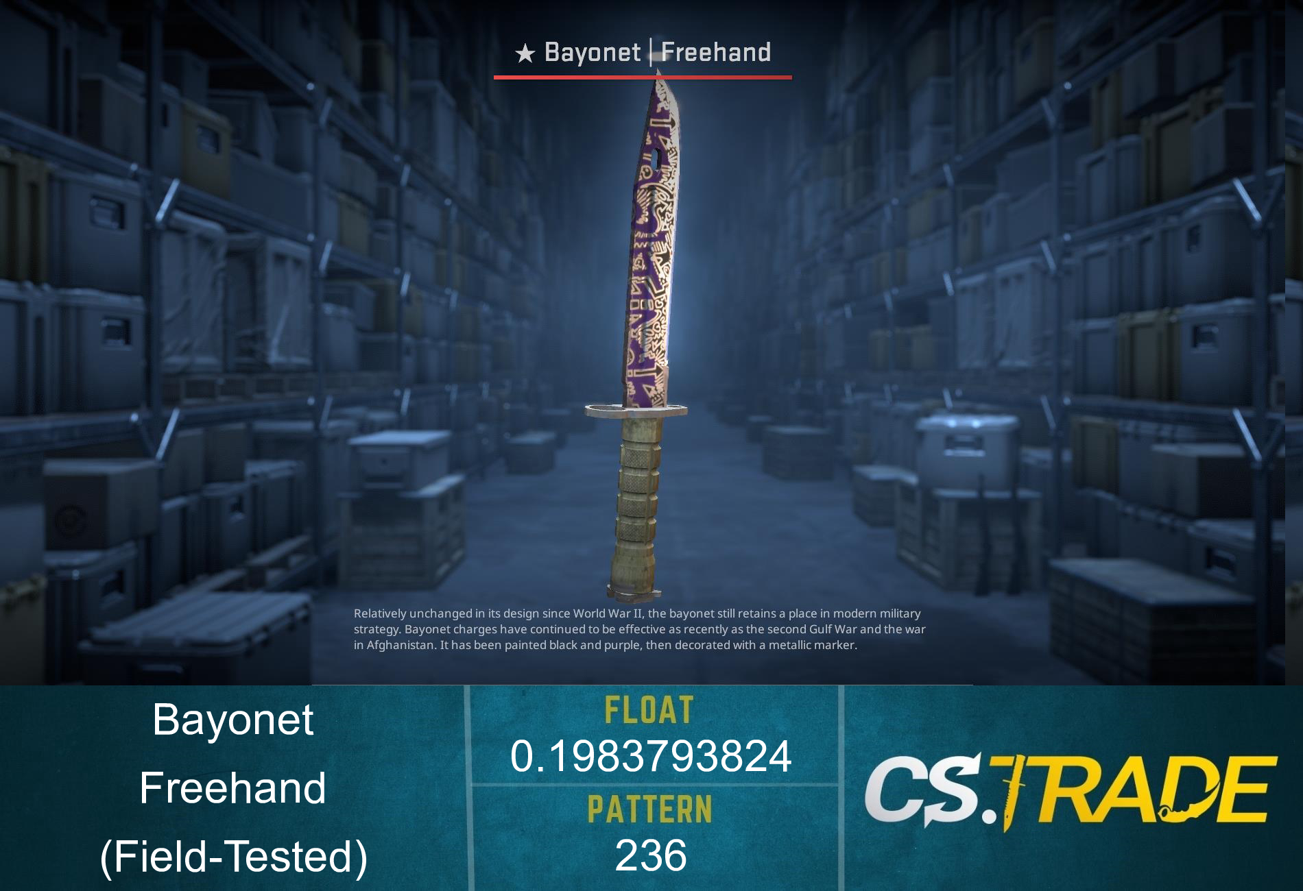 ★ Bayonet | Freehand (Factory New) Screenshot