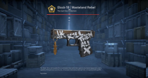 Glock-18 | Wasteland Rebel (Minimal Wear) Screenshot