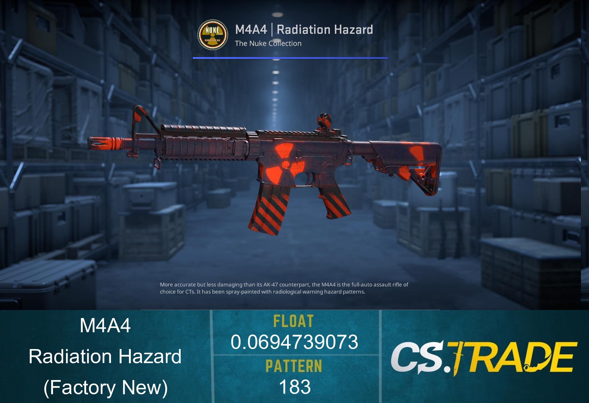 M4A4 | Radiation Hazard (Factory New) Screenshot