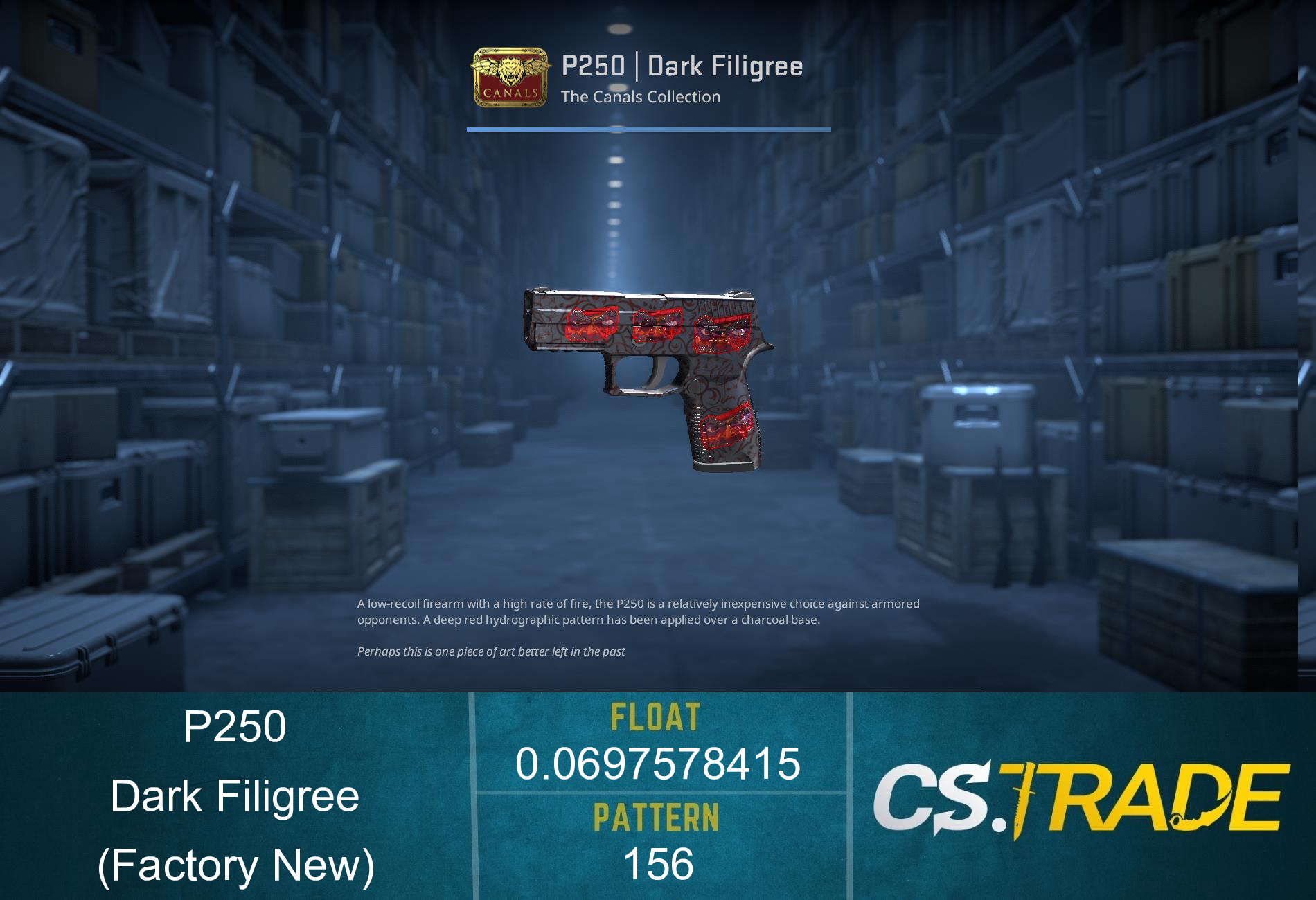P250 | Dark Filigree (Factory New) Screenshot