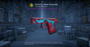 Glock-18 | Water Elemental (Factory New) Screenshot