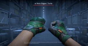 ★ Moto Gloves | Turtle (Battle-Scarred) Screenshot