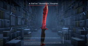 ★ StatTrak™ Bowie Knife | Slaughter (Factory New) Screenshot