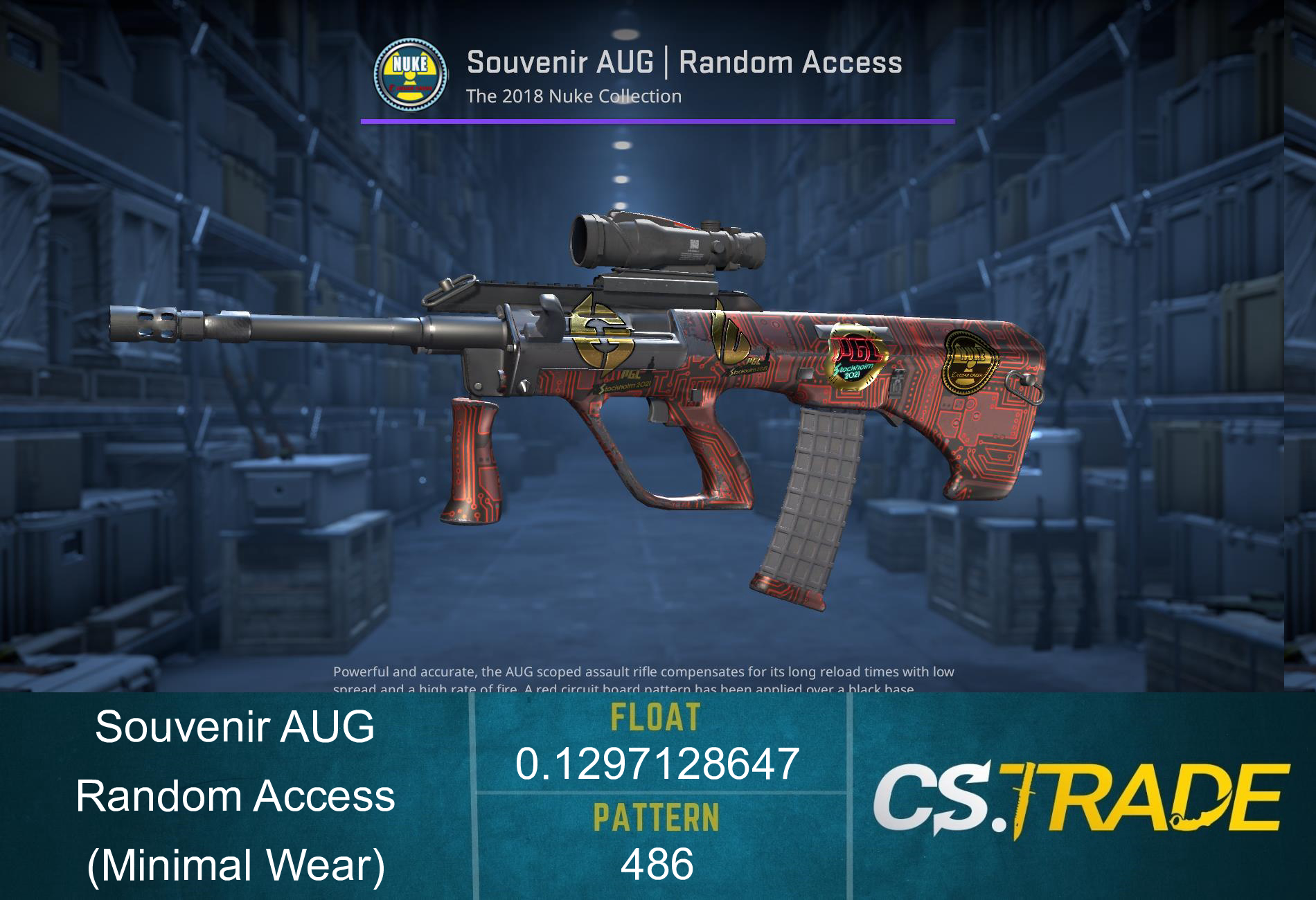 AUG | Random Access (Minimal Wear) Screenshot