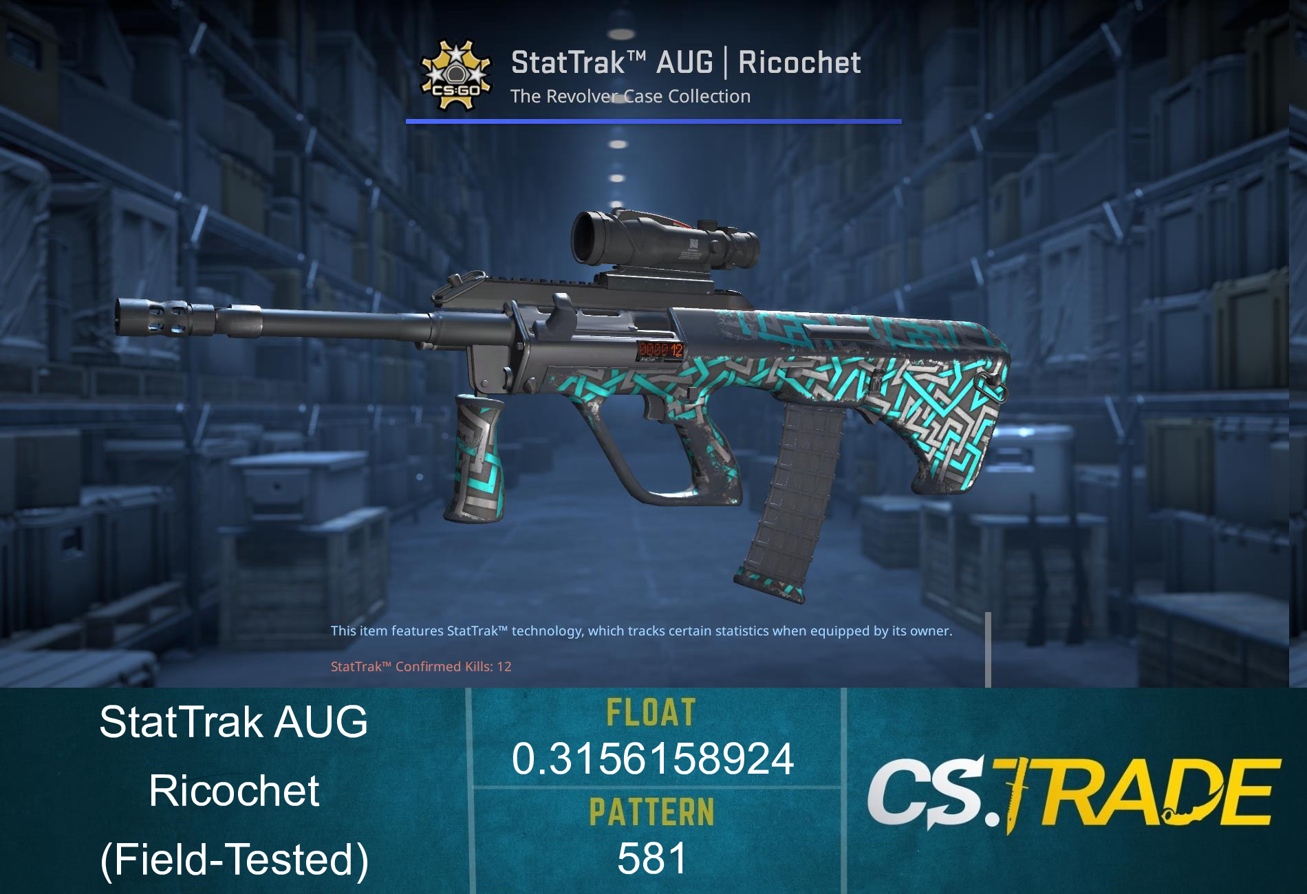 AUG | Ricochet (Field-Tested) Screenshot