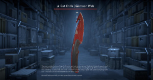 ★ Gut Knife | Crimson Web (Field-Tested) Screenshot