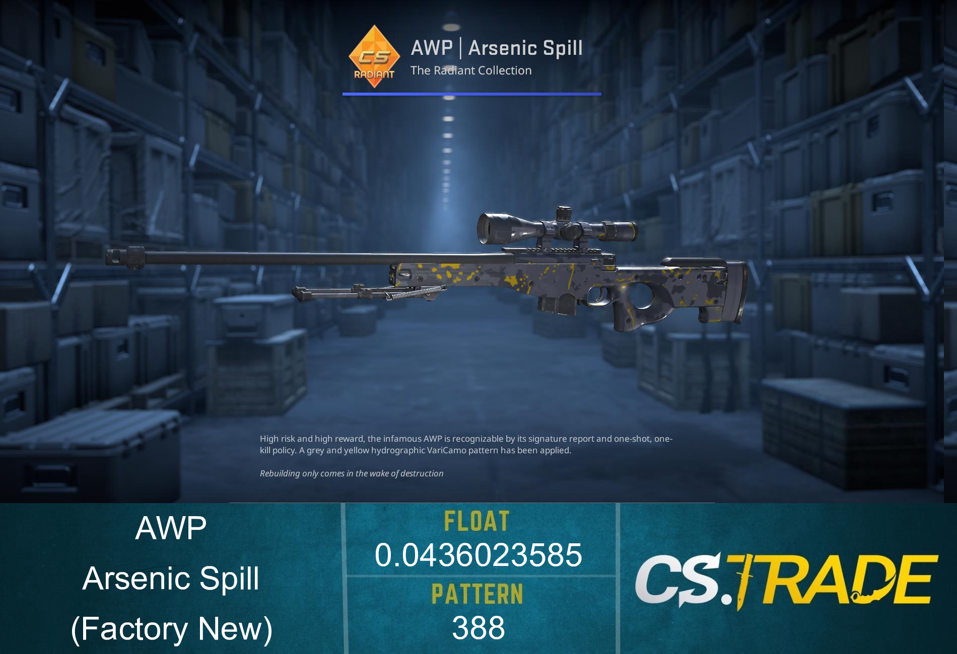 AWP | Arsenic Spill (Factory New) Screenshot