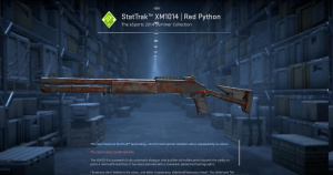 StatTrak™ XM1014 | Red Python (Battle-Scarred) Screenshot
