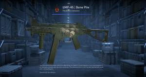 UMP-45 | Bone Pile (Field-Tested) Screenshot