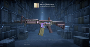 M4A4 | Polysoup (Battle-Scarred) Screenshot