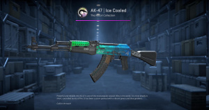 AK-47 | Ice Coaled (Well-Worn) Screenshot