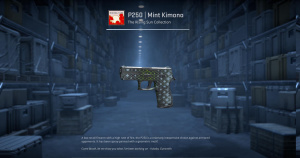 P250 | Mint Kimono (Field-Tested) Screenshot