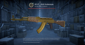AK-47 | Gold Arabesque (Field-Tested) Screenshot