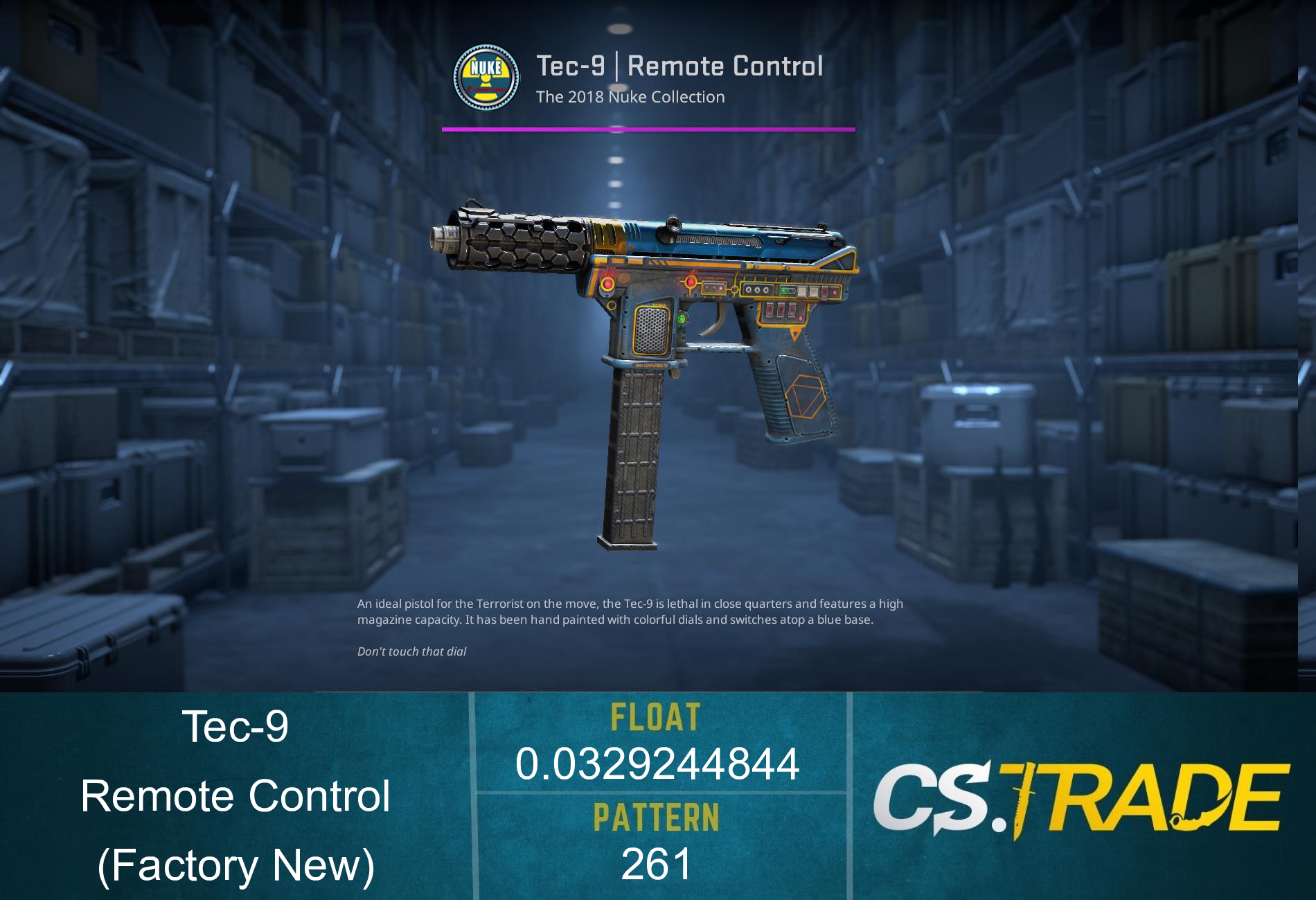 Tec-9 | Remote Control (Factory New) Screenshot