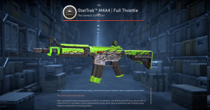 StatTrak™ M4A4 | Full Throttle (Field-Tested) Screenshot