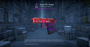 Glock-18 | Vogue (Minimal Wear) Screenshot